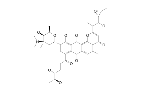 #7;PHOTOHEDAMYCIN-D;8-[(E)-4,5-DIHYDROXY-1-OXO-2-HEXENYL]-11-HYDROXY-2-[2-HYDROXY-1-METHYL-2-(3-METHYLOXIRAN-2-YL)-ETHYL]-5-METHYL-10-[2,3,6-TRIDEOXY-3-DIMETH