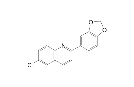 2-(benzo[d][1,3]dioxol-5-yl)-6-chloroquinoline