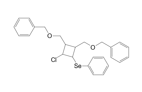 4-Chloro-1,2-bis(benzyloxymethyl)-3-phenylselenocyclobutane