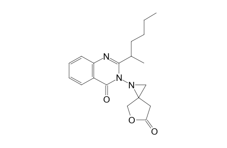 3-Oxa-7-aza-7-(2'-(1"-t-butylethyl)-4'-oxo-quinazoli-3'-nyl)-spiro[4,2]hepta-2-one