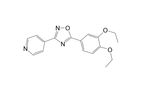 Pyridine, 4-[5-(3,4-diethoxyphenyl)-1,2,4-oxadiazol-3-yl]-