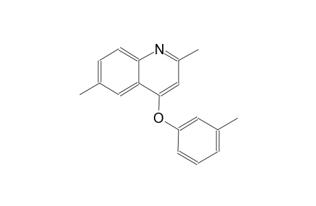 quinoline, 2,6-dimethyl-4-(3-methylphenoxy)-