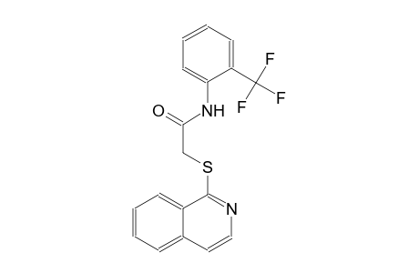 2-(1-isoquinolinylsulfanyl)-N-[2-(trifluoromethyl)phenyl]acetamide