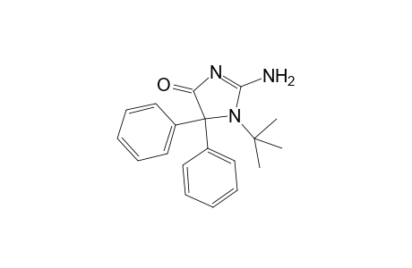 4H-Imidazol-4-one, 2-amino-1-(1,1-dimethylethyl)-1,5-dihydro-5,5-diphenyl-