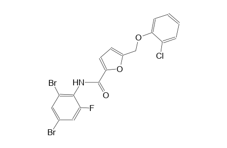 5-[(2-chlorophenoxy)methyl]-N-(2,4-dibromo-6-fluorophenyl)-2-furamide