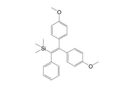 1,1-Bis[(4'-methoxy)phenyl]-2-trimethylsilyl-2-phenylethene