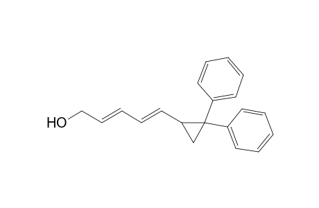 (2E,4E)-5-(2',2'-Diphenylcyclopropyl)penta-2,4-dien-1-ol