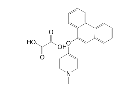 1-Methyl-4-(9-phenanthroxy)-1,2,3,6-tetrahydropyridine oxolate