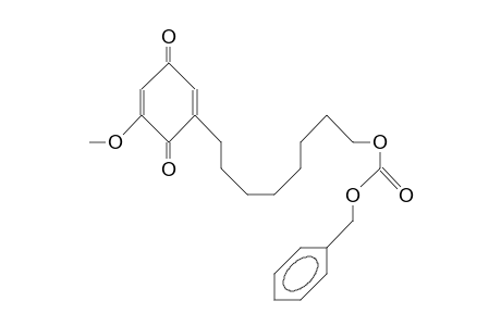 Benzyl 8-(5-methoxy-3,6-dioxo-cyclohexa-1,4-dienyl)-octyl carbonate