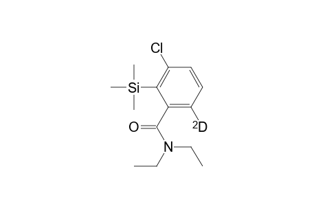 N,N-diethyl-3-chloro-6-deuterio-2-(trimethylsilyl)benzamide