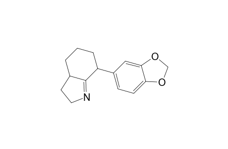 7-[3,4-(Methylenedioxy)phenyl]-3,3a,4,5,6,7-hexahydro-2H-indole
