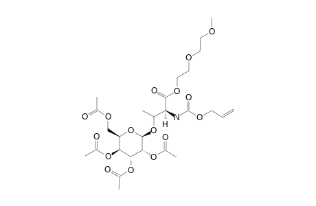 N-(ALLYLOXYCARBONYL)-O-(2,3,4,6-TETRA-O-ACETYL-BETA-D-GALACTOPYRANOSYL)-L-THREONINE-(METHOXYETHOXY)-ETHYLESTER