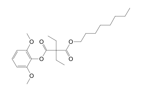 Diethylmalonic acid, 2,6-dimethoxyphenyl octyl ester