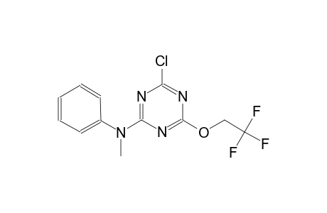 4-chloro-N-methyl-N-phenyl-6-(2,2,2-trifluoroethoxy)-1,3,5-triazin-2-amine