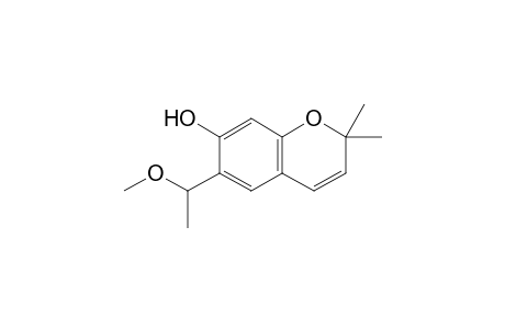 6-(1-Methoxyethyl)-2,2-dimethyl-1-benzopyran-7-ol