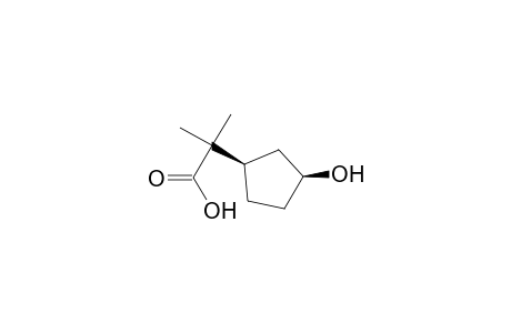 Cyclopentaneacetic acid, 3-hydroxy-.alpha.,.alpha.-dimethyl-, cis-(.+-.)-