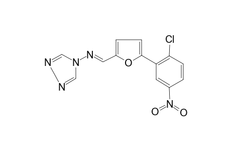 (E)-[5-(2-chloro-5-nitro-phenyl)-2-furyl]methylene-(1,2,4-triazol-4-yl)amine