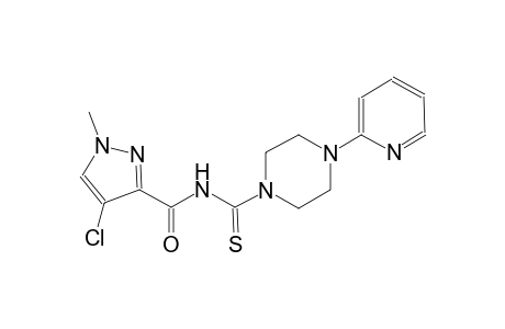 4-chloro-1-methyl-N-{[4-(2-pyridinyl)-1-piperazinyl]carbothioyl}-1H-pyrazole-3-carboxamide