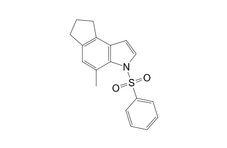 8-Methyl-1-phenylsulfonyl-1,4,5,6-tetrahydrocyclopenta[e]indole