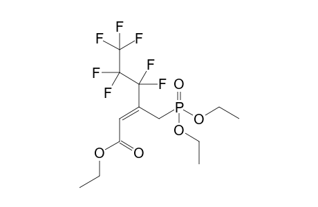 Ethyl (Z)-4-(Diethoxyphosphinoyl)-3-(heptafluoropropyl)but-2-enoate