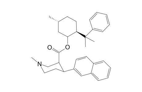 (2S,5R)-5-Methyl-2-(1-methyl-1-phenylethyl)cyclohexyl (3S,4R)-1-Methyl-4-(2-naphthy)piperidine-3-carboxylate