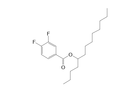 3,4-Difluorobenzoic acid, 5-tridecyl ester