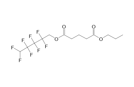 Glutaric acid, 2,2,3,3,4,4,5,5-octafluoropentyl propyl ester