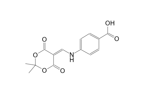 benzoic acid, 4-[[(2,2-dimethyl-4,6-dioxo-1,3-dioxan-5-ylidene)methyl]amino]-