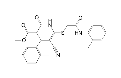3-pyridinecarboxylic acid, 5-cyano-1,2,3,4-tetrahydro-4-(2-methylphenyl)-6-[[2-[(2-methylphenyl)amino]-2-oxoethyl]thio]-2-oxo-, methyl