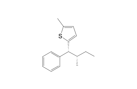 syn-5-[2'-Methyl-1'-phenylbutyl]-2-methylthioiphene