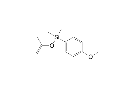 Silane, (4-methoxyphenyl)dimethyl[(1-methylethenyl)oxy]-