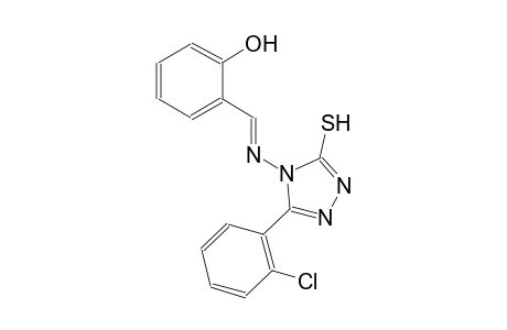 2-((E)-{[3-(2-chlorophenyl)-5-sulfanyl-4H-1,2,4-triazol-4-yl]imino}methyl)phenol