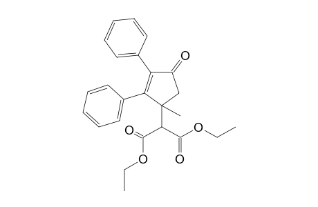 2-(1-Methyl-4-oxo-2,3-diphenyl-1-cyclopent-2-enyl)propanedioic acid diethyl ester
