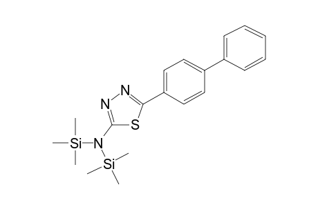 5-[1,1'-Biphenyl]-4-yl-1,3,4-thiadiazol-2-amine, N, N, di-tms