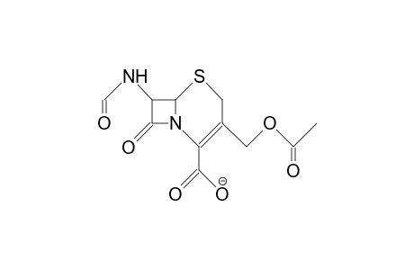 7-Formamido-cephalosporanic acid, anion