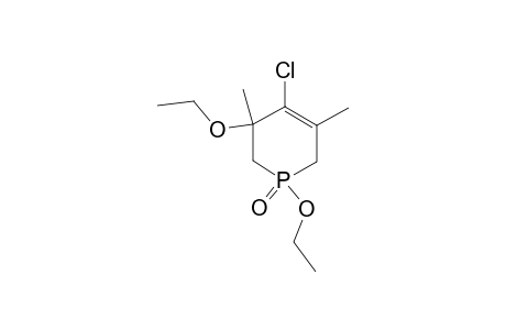 4-Chloro-1,3-diethoxy-3,5-dimethyl-1,2,3,6-tetrahydrophosphinine 1-Oxide