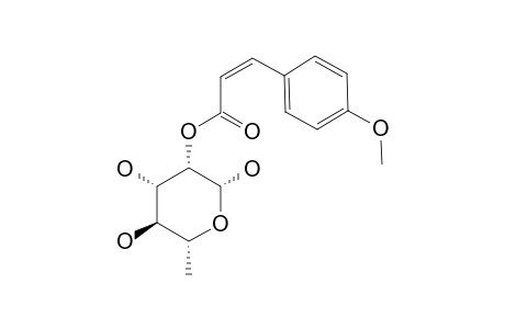 2-O-CIS-PARA-METHOXYCINNAMOYL-BETA-RHAMNOPYRANOSIDE