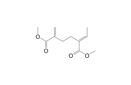 Hexanedioic acid, 2-ethylidene-5-methylene-, dimethyl ester, (Z)-