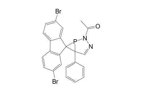 2-Acetyl-4-phenyl-spiro[2,3-diaza-1-phospha]-bicyclo[3.1.0]hex-3-ene-6,9'-(9H)-2',7'-dichlorofluorene