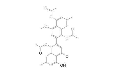 [2,2'-Binaphthalene]-1,1',5,5'-tetrol, 4,4'-dimethoxy-7,7'-dimethyl-, 1,1',5-triacetate