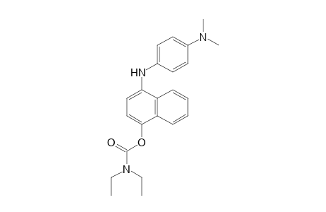Carbamic acid, N,N-diethyl-, 4-[[4-(dimethylamino)phenyl]amino]-1-naphthalenyl ester