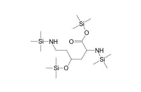 Trimethylsilyl 2,3,5,6-tetradeoxy-4-O-(trimethylsilyl)-2,6-bis[(trimethylsilyl)amino]hexonate