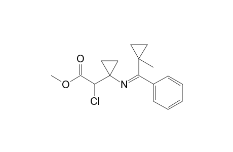 Methyl 2-Chloro-2-{1'-[[(1"-methylcyclopropyl)phenylmethylene]amino]cyclopropyl}acetate