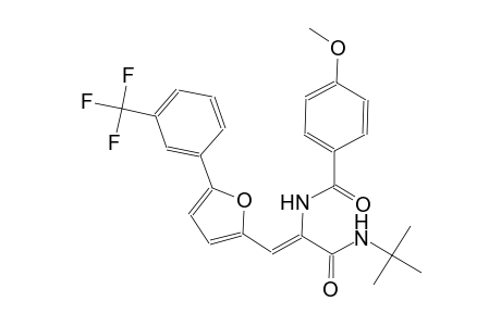 N-((Z)-1-[(tert-butylamino)carbonyl]-2-{5-[3-(trifluoromethyl)phenyl]-2-furyl}ethenyl)-4-methoxybenzamide