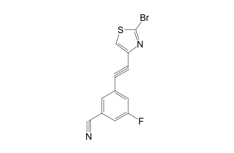 3-((2-BROMOTHIAZOL)-4-ETHYNYL)-5-FLUOROBENZONITRILE