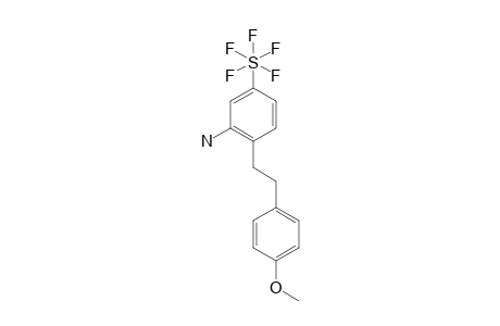 2-[2-(4-METHOXYPHENYL)-ETHYL]-5-(PENTAFLUOROSULFANYL)-ANILINE
