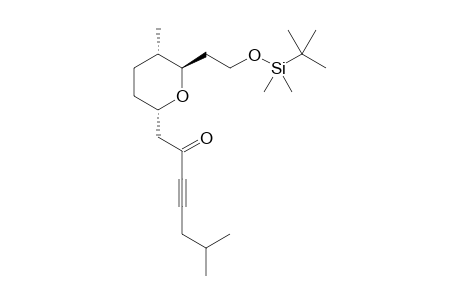 1-((2S,5S,6R)-6-(2-((tert-butyldimethylsilyl)oxy)ethyl)-5-methyltetrahydro-2H-pyran-2-yl)-6-methylhept-3-yn-2-one
