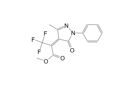 methyl (2E)-3,3,3-trifluoro-2-(3-methyl-5-oxo-1-phenyl-1,5-dihydro-4H-pyrazol-4-ylidene)propanoate