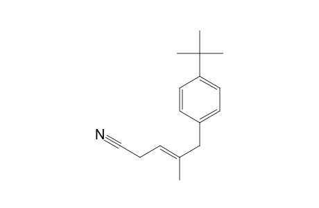 3-Pentenenitrile, 5-[4-(1,1-dimethylethyl)phenyl]-4-methyl-