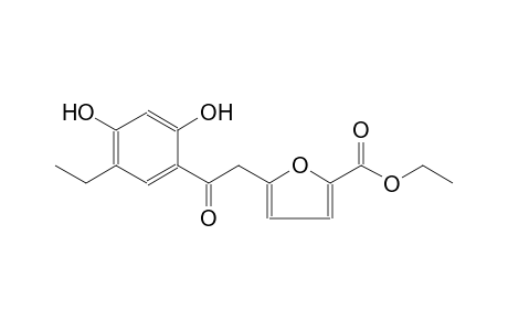 ethyl 5-[2-(5-ethyl-2,4-dihydroxyphenyl)-2-oxoethyl]-2-furoate